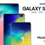 Samsung Galaxy S10+ Free PSD Mockups