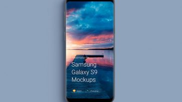 Samsung Galaxy S9 Free PSD Mockups
