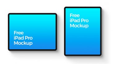 iPad Pro Free PSD Mockup